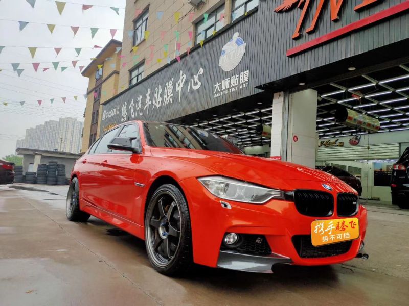 寶馬BMW· 熔巖橙改色膜施工案例